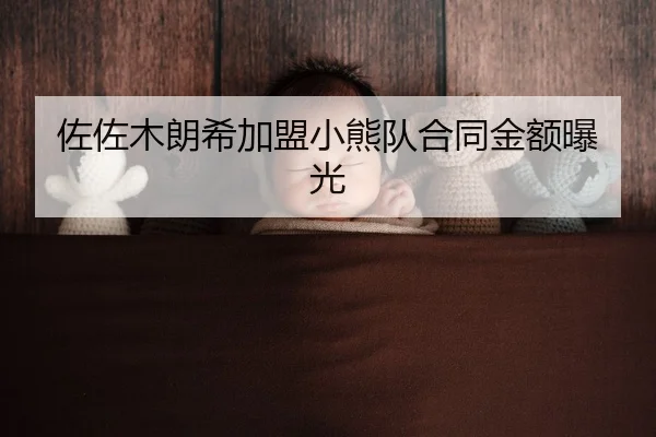 佐佐木朗希加盟小熊队合同金额曝光